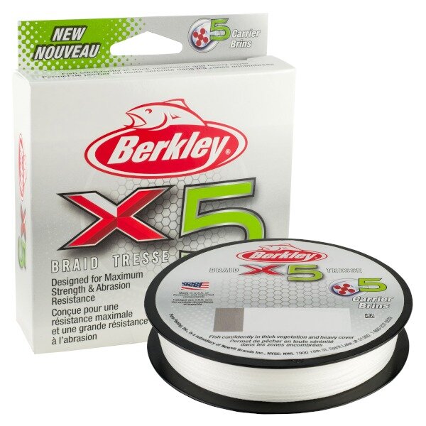 Berkley | X5 Braid | Crystal | 0.17mm - 17.0kg | 150m