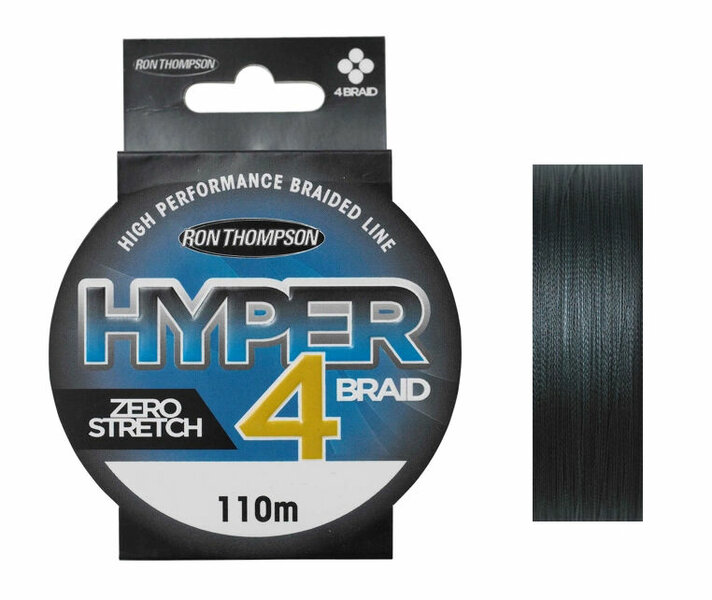 Ron Thompson | Hyper 4 - Braid  | 0.20 mm -  9.9kg - 110mtr | Grey