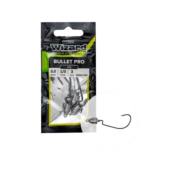 WIZARD | BULLET PRO | 7gram - Maat 2/0 | JIG | 3PCS/BAG