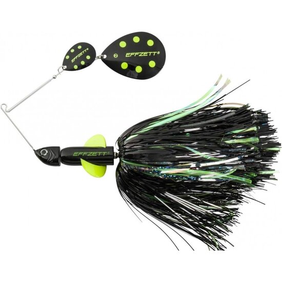 DAM  |EFFZETT | PIKE RATTLIN&#039; SPINNERBAIT  |17 CM - 43 GR | BLACK DEMON