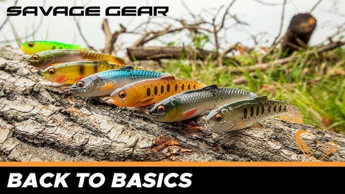 Savage Gear | Craft Cannibal Paddletail | 10.5cm | Shad | Dark Water Mix | 12g | 4 Stuks