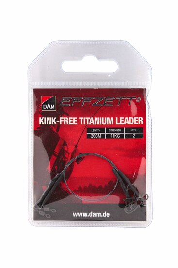 DAM EFFZETT | TITANIUM LEADER | KINK FREE | 30 cm - 7 kilo