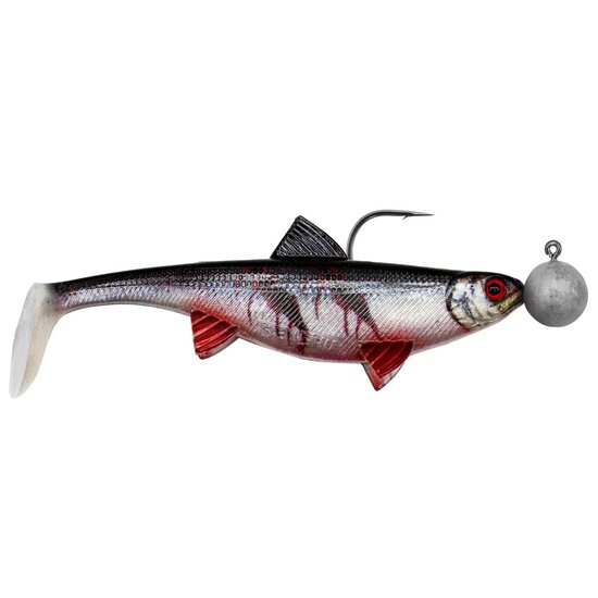 Real-Fin-Shad | Ready to Fish | 12cm - 25gram | 3 Pack | Bloody Baitfish