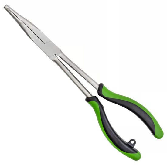 CATIX | Long Nose Plier | Bended | Onthaaktang -Carbon Staal | 28cm Lang