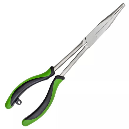 CATIX | Long Nose Plier | Bended | Onthaaktang -Carbon Staal | 28cm Lang