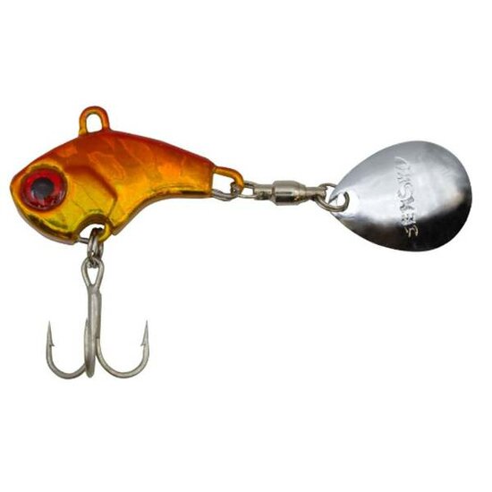 Senshu Tetracup Jig | Spinner | Orange/Gold | 65mm | Haakmaat 6 | 16g